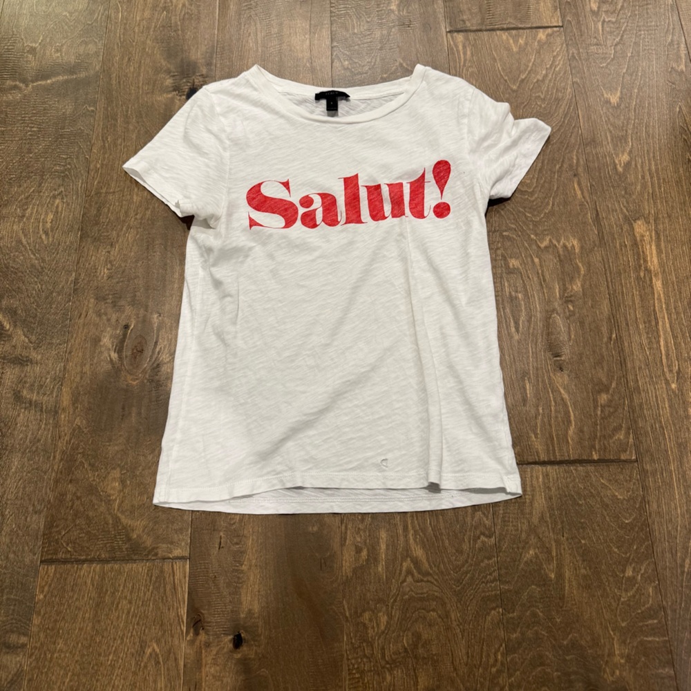 Salut! Jcrew White T-Shirt